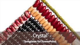  Presentation with beans legumes - Slide deck having legumes textures red beans kidney background and a tawny brown colored foreground