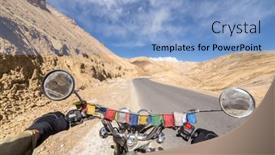  Presentation with altitude - Beautiful presentation featuring leh-india-june-18-2017 backdrop and a light blue colored foreground