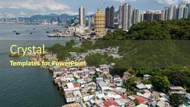  Presentation with typhoon - Amazing presentation having lei-yue-mun-hong-kong backdrop and a  colored foreground