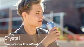  Presentation with alcoholic - Slide set enhanced with leisure-and-people-concept-young background and a coral colored foreground