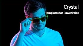  Presentation with ultra - Slide deck with leisure clubbing and nightlife concept background and a black colored foreground