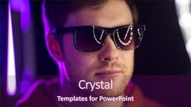  Presentation with night club - Audience pleasing slide deck consisting of leisure clubbing and nightlife concept backdrop and a wine colored foreground