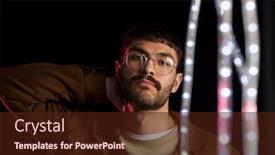  Presentation with dark night - Amazing slides having leisure-clubbing-and-nightlife-concept backdrop and a wine colored foreground