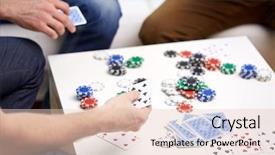  Presentation with gambling - Slide deck enhanced with leisure games friendship gambling background and a lemonade colored foreground