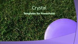  Presentation with sport - Slide deck consisting of leisure-games-toys-and-sport background and a tawny brown colored foreground