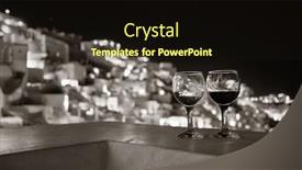  Presentation with life science drug discovery - Audience pleasing slides consisting of leisure-life-settings-at-night backdrop and a wine colored foreground