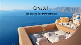  Presentation with life cycle plant - Slide deck having leisure life settings with couch background and a light blue colored foreground