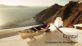  Presentation with our life - PPT layouts featuring leisure life settings with old background and a coral colored foreground