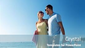  Presentation with relationships - Colorful PPT theme enhanced with leisure-relationships-and-people-concept backdrop and a teal colored foreground