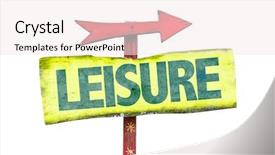  Presentation with scroll paper isolated on white - Amazing PPT theme having leisure sign isolated on white backdrop and a sky blue colored foreground