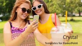  Presentation with internet addiction - Theme with leisure technology and internet addiction background and a yellow colored foreground