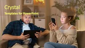  Presentation with internet addiction - Amazing PPT layouts having leisure technology and internet addiction backdrop and a  colored foreground