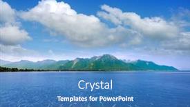  Presentation with switzerland - Cool new PPT layouts with leman geneva lake in switzerland swiss backdrop and a teal colored foreground