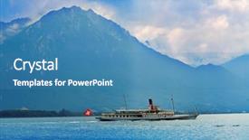  Presentation with paddle out hawaii - Colorful slide set enhanced with leman geneva paddle steamer ship backdrop and a teal colored foreground