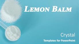  Presentation with cognitive function - Presentation with lemon-balm-nootropics-or-smart background and a teal colored foreground