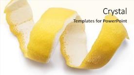  Presentation with lemon - Colorful PPT layouts enhanced with lemon peel or lemon twist backdrop and a blonde colored foreground
