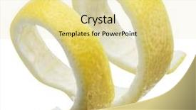  Presentation with black and white film strip - Audience pleasing PPT layouts consisting of lemon peel or lemon twist backdrop and a blonde colored foreground