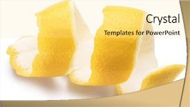  Presentation with lemon - Amazing PPT layouts having lemon peel or lemon twist backdrop and a blonde colored foreground