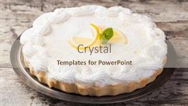  Presentation with lemon - Cool new presentation theme with lemon-tart-on-a-plate backdrop and a lemonade colored foreground