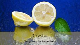  Presentation with lemon - Theme enhanced with acetic acid - lemon background and a gold colored foreground