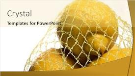  Presentation with lemons - Audience pleasing presentation consisting of lemons on white background - studio shot backdrop and a yellow colored foreground