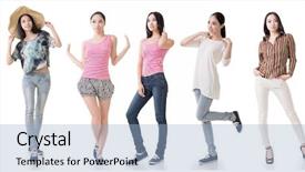  Presentation with chinese chinese - Cool new presentation theme with length portrait isolated on white backdrop and a light blue colored foreground