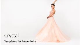  Presentation with full length portrait two men women brown sweater - Presentation featuring dress posing in the studio background and a sky blue colored foreground