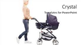  Presentation with full length portrait two men women brown sweater - Amazing theme having length portrait of a mother backdrop and a white colored foreground