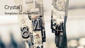  Presentation with old - Audience pleasing slide set consisting of lenguaje - macro if the lettern old backdrop and a  colored foreground