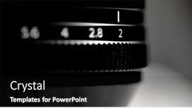 Presentation with lens - Theme with lens-with-aperture-ring background and a black colored foreground