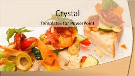  Presentation with hydroponics vegetables hydroponic vegetable - Slides with lenten season - toast with vegetables background and a lemonade colored foreground