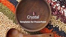  Presentation with black soybean - Amazing presentation theme having lentils beans peas soybean backdrop and a tawny brown colored foreground