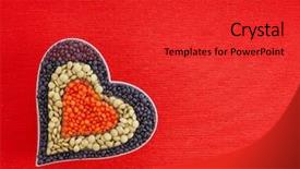  Presentation with shape heart - Slide deck enhanced with 3d illustration of simple plant low poly triangles and polygons style japan style the place where the goods are stored isolated on white background with shadow icon for game web green color background and a mint green colored foreground