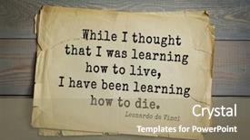  Presentation with learning - PPT layouts consisting of leonardo da vinci - italian background and a  colored foreground