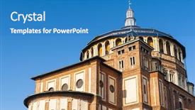  Presentation with santa - PPT layouts having leonardo da vinci last supper background and a teal colored foreground