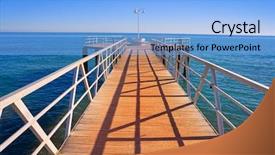  Presentation with cases - Amazing presentation theme having les cases playa beach backdrop and a light blue colored foreground