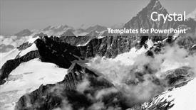  Presentation with italy united states - Theme enhanced with les symbole de dangereux - alpine landscape in the pennine background and a  colored foreground