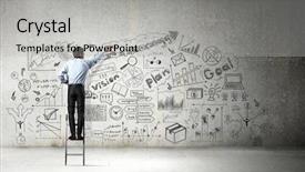  Presentation with achieving goals - Amazing PPT theme having lesson plan - effective planning for achieving goals backdrop and a light gray colored foreground