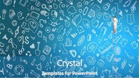  Presentation with life plan - Slide set with lesson plan - rear view of woman standing background and a  colored foreground