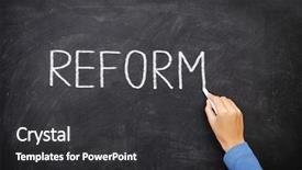  Presentation with lesson plan - Presentation enhanced with lesson plan - reform blackboard - education reform background and a dark gray colored foreground