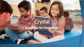  Presentation with elementary school female career day technology - PPT layouts enhanced with lessons cross - elementary school class using tablet background and a  colored foreground