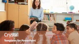  Presentation with maths for school kids - PPT layouts having lessons cross - school kids sitting on floor background and a  colored foreground