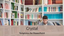  Presentation with persistence - PPT theme consisting of lessons for exam hard work background and a coral colored foreground