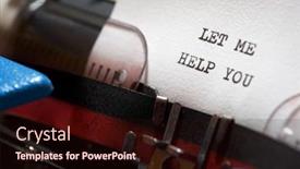  Presentation with god help - Beautiful presentation design featuring let-me-help-you-phrase backdrop and a wine colored foreground