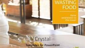  Presentation with issue - Presentation theme enhanced with let-s-stop-wasting-food background and a coral colored foreground