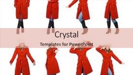  Presentation with teamwork fun - Slide deck enhanced with lets work together - let's have fun funny me background and a coral colored foreground