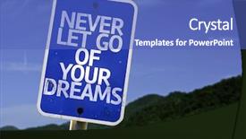  Presentation with dreams - Cool new presentation with go market strategy - never let go of your backdrop and a  colored foreground