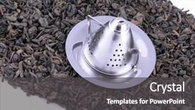  Presentation with green tea and milk - Amazing theme having let's make tea - green tea backdrop and a  colored foreground