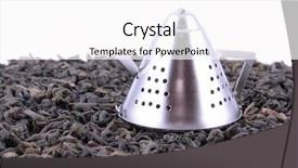  Presentation with green tea - Amazing presentation theme having let's make tea - green tea backdrop and a  colored foreground