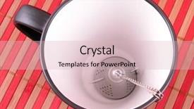  Presentation with black tea - PPT layouts consisting of let's make tea - teapot background and a  colored foreground